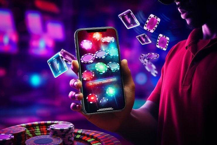 Bandar Poker betting interface and hand ranking display on win slot108.com